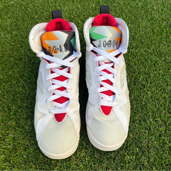 Nike Air Jordan Retro 7 Hare Countdown Pack Size 7Y 304774-102 - Picture 5 of 9